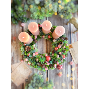 Fédra adventi koszorú - karácsony - adventi díszek - adventi koszorú - Meska.hu