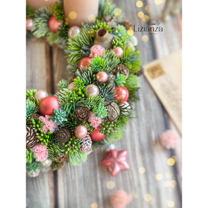 Fédra adventi koszorú - karácsony - adventi díszek - adventi koszorú - Meska.hu