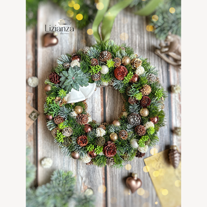 Berta adventi ajtódísz - karácsony - adventi díszek - adventi ajtódísz - Meska.hu