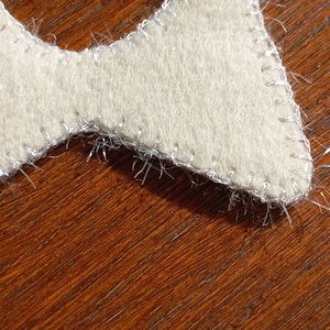 Natúr (vajszínű) filc hold csillagokkal és angyalokkal � kézzel készült falidekor - otthon & életmód - babaszoba, gyerekszoba - babaszoba dekoráció - Meska.hu