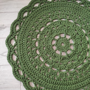 Horgolt szőnyeg - 80 cm - otthon & életmód - lakástextil - szőnyeg - horgolt szőnyeg - Meska.hu