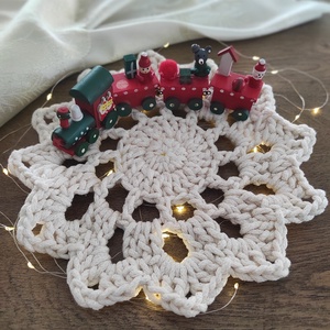 Karácsonyi alátét, asztalközép - Meska.hu