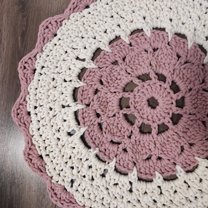 Horgolt szőnyeg , Otthon & Életmód, Lakástextil, Szőnyeg, Horgolt szőnyeg, Horgolás, MESKA