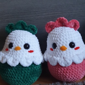 Plüss csibe - játék & sport - plüssállat & játékfigura - madár - Meska.hu