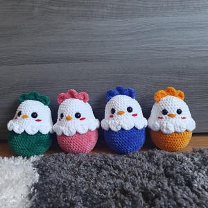 Plüss csibe - játék & sport - plüssállat & játékfigura - madár - Meska.hu