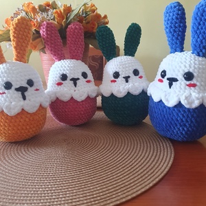 Plüss nyuszi - játék & sport - plüssállat & játékfigura - nyuszi - Meska.hu