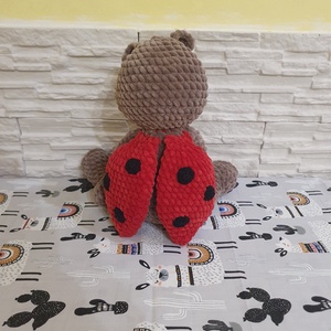 Horgolt katica - játék & sport - plüssállat & játékfigura - más figura - Meska.hu