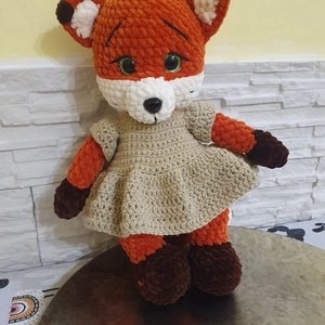 Horgolt rókalány - Meska.hu