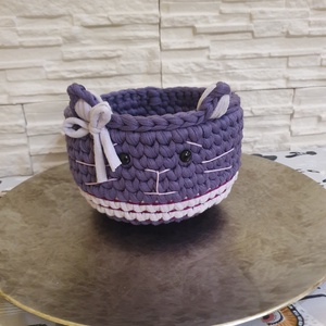 Cica kosár - Meska.hu