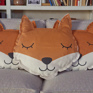 Róka párna, Baba - mama, Babaszoba dekoráció, Gyerek díszpárna, , MESKA