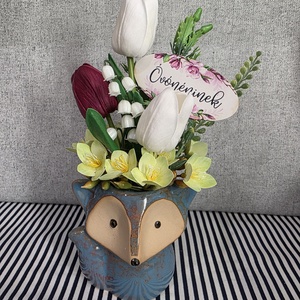 Kisróka díszítve - Meska.hu