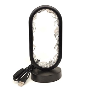 Hegyikristály nyers ovál ásvány hangulatlámpa 21�10 cm, Kellékek & szerszámok, Ásvány alapanyag, , MESKA