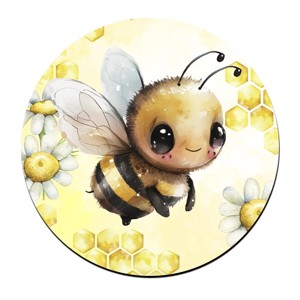 Repülő cuki méhecske mintás bögre alátét, , , MESKA
