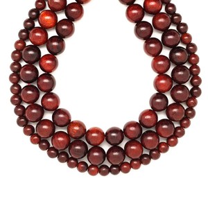 Fa rózsa barnás golyó 6mm  ékszerkészítő alapanyag (füzér), Kellékek & szerszámok, Ásvány alapanyag, Ásványfüzér, , MESKA