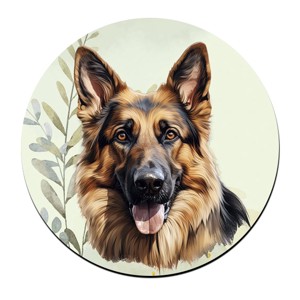 Németjuhász portré mintás bögre alátét - Meska.hu