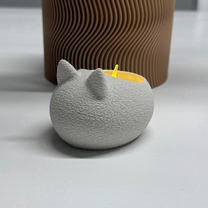 3D cicás, ledes teamécses tartó, Otthon & Életmód, Gyertya, illat, aroma, Mécses és mécsestartó, Mindenmás, MESKA