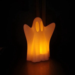 3D halloween szellem, teamécses tartó - otthon & életmód - dekoráció - halloween - halloweeni tök és lámpás - Meska.hu