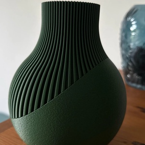 3D japán váza Neki ferde vonalú - otthon & életmód - dekoráció - virágdísz és tartó - váza - Meska.hu