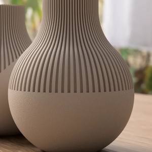 3D japán váza Neki egyenes vonalú - otthon & életmód - dekoráció - virágdísz és tartó - váza - Meska.hu