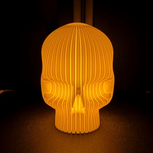 3D koponya, ledes mécsestartó - otthon & életmód - dekoráció - asztal és polc dekoráció - asztaldísz - Meska.hu