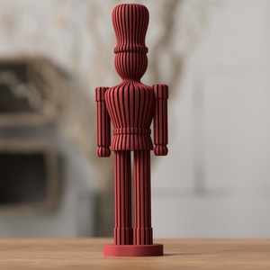 3D diótörő bordás, Karácsony, Karácsonyi lakásdekoráció, Karácsonyi lakásdíszek, Mindenmás, MESKA