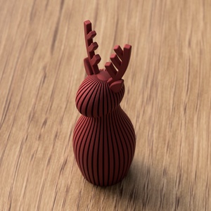 3D rénszarvas hosszú agancssal - karácsony - karácsonyi lakásdekoráció - karácsonyi lakásdíszek - Meska.hu