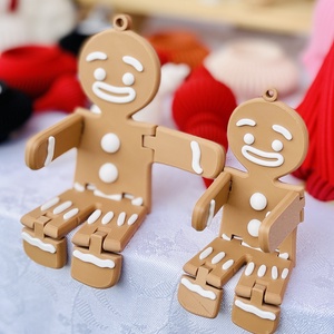3D mézi, mézeskalács figura - karácsony - karácsonyi lakásdekoráció - karácsonyi manók, figurák - Meska.hu
