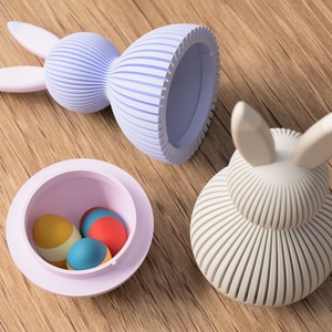 3D japán nyúl (ajándékdoboz) - otthon & életmód - dekoráció - húsvéti asztaldíszek - Meska.hu