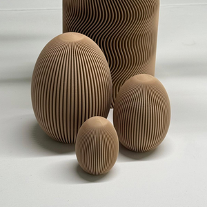 3D húsvéti tojás bordás - otthon & életmód - dekoráció - húsvéti asztaldíszek - Meska.hu