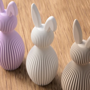 3D húsvéti nyuszi lógó füllel - otthon & életmód - dekoráció - húsvéti asztaldíszek - Meska.hu