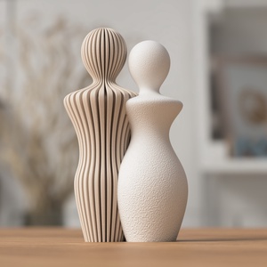 3D férfi-nő szobor nagy méret - otthon & életmód - dekoráció - asztal és polc dekoráció - asztaldísz - Meska.hu