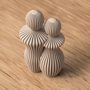 3D férfi-nő szobor bordás nagy méret - otthon & életmód - dekoráció - asztal és polc dekoráció - asztaldísz - Meska.hu