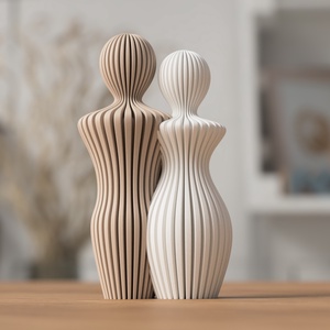 3D férfi-nő szobor bordás nagy méret, Otthon & Életmód, Dekoráció, Asztal és polc dekoráció, Asztaldísz, Mindenmás, MESKA