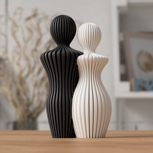 3D férfi-nő szobor bordás nagy méret - otthon & életmód - dekoráció - asztal és polc dekoráció - asztaldísz - Meska.hu