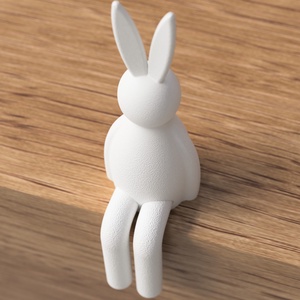 3D húsvéti ülő nyúl, Ünnepi díszek, dekorációk, Húsvéti asztaldíszek, Húsvéti díszek és dekorációk, Mindenmás, MESKA