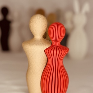 3D férfi-nő szobor nagy méret - otthon & életmód - dekoráció - asztal és polc dekoráció - asztaldísz - Meska.hu