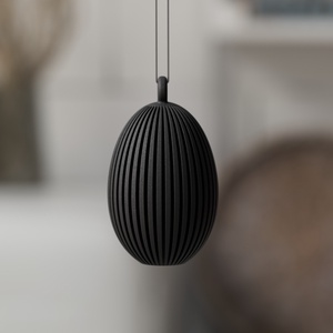 3D bordás tojás 5cm - ünnepi díszek, dekorációk - húsvéti díszek és dekorációk - húsvéti asztaldíszek - Meska.hu