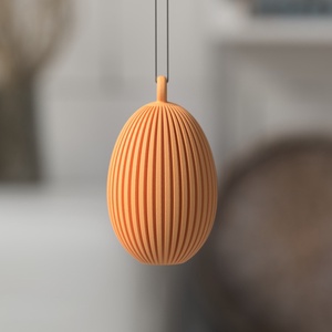 3D bordás tojás 5cm - ünnepi díszek, dekorációk - húsvéti díszek és dekorációk - húsvéti asztaldíszek - Meska.hu