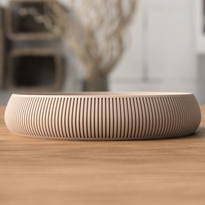 3D tálca kerek - otthon & életmód - dekoráció - asztal és polc dekoráció - asztaldísz - Meska.hu