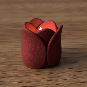 3D mécsestartó tulipán, Otthon & Életmód, Gyertya, illat, aroma, Mécses és mécsestartó, Mindenmás, MESKA