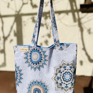 Mandala mintás bevásárlószatyor - táska & tok - bevásárlás & shopper táska - shopper, textiltáska, szatyor - Meska.hu