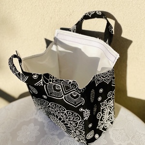 Mintás ételtartó táska - táska & tok - uzsonna- & ebéd tartó - ebéd tasak, doboz - Meska.hu