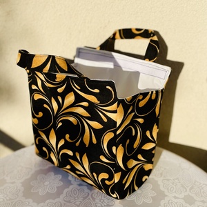 Mintás ételtartó táska - táska & tok - uzsonna- & ebéd tartó - ebéd tasak, doboz - Meska.hu