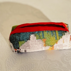 Vászon zsebkendőtartó, Táska & Tok, Pénztárca & Más tok, Zsebkendőtartó tok, Varrás, MESKA