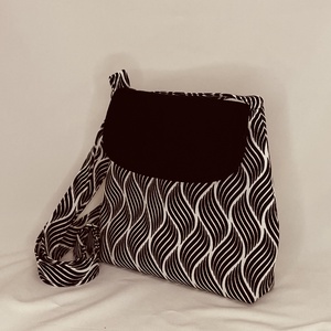 Mintás női oldaltáska, Táska & Tok, Kézitáska & válltáska, Vállon átvethető táska, Varrás, MESKA