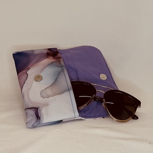 Vászon szemüvegtok mintás  - táska & tok - pénztárca & más tok - szemüvegtok - Meska.hu