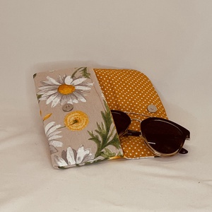 Vászon szemüvegtok mintás  - táska & tok - pénztárca & más tok - szemüvegtok - Meska.hu