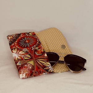 Vászon szemüvegtok mintás  - táska & tok - pénztárca & más tok - szemüvegtok - Meska.hu