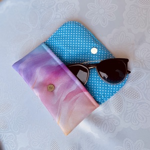 Vászon szemüvegtok mintás  - táska & tok - pénztárca & más tok - szemüvegtok - Meska.hu