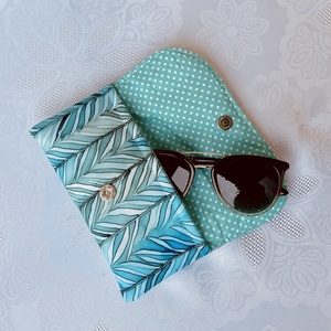 Vászon szemüvegtok mintás  - táska & tok - pénztárca & más tok - szemüvegtok - Meska.hu